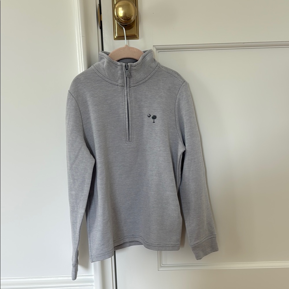 Vineyard Vines Gray Quarter-Zip Sweatshirt